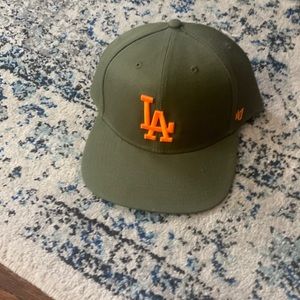Green LA Dodgers Hat - Adjustable